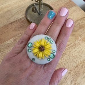 Tarina Tarantino Sunflower Ring